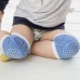 80  Cotton Summer Children’s Dotted Knee Pads Non  Slip Breathable Crawling Toddler Knee Socks Protective Gear