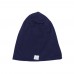 2 PCS Cute Solid Knitted Cotton Hat Beanies Autumn Winter Warm Earmuff Colorful Crown Caps For Newborn Baby Children  Tibet Navy